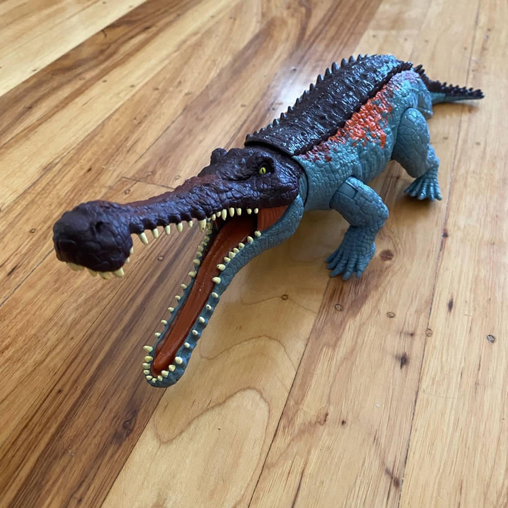 Mattel Jurassic World Sarcosuchus, like new